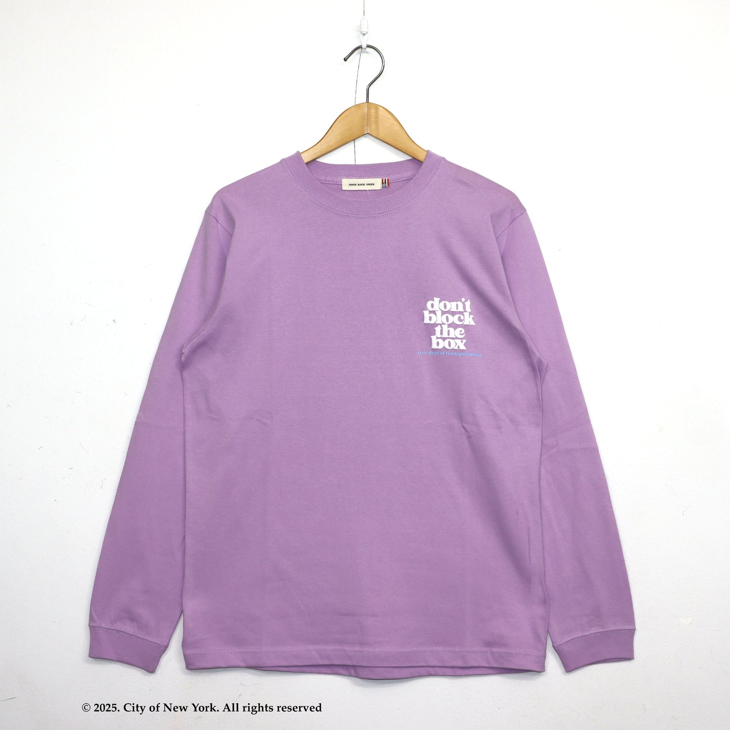 GOOD ROCK SPEED： NYC | don't block the box LS T-SHIRT