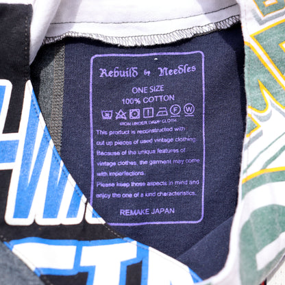 Rebuild by Needles : 4 Cut Wide Baseball Tee - College #2