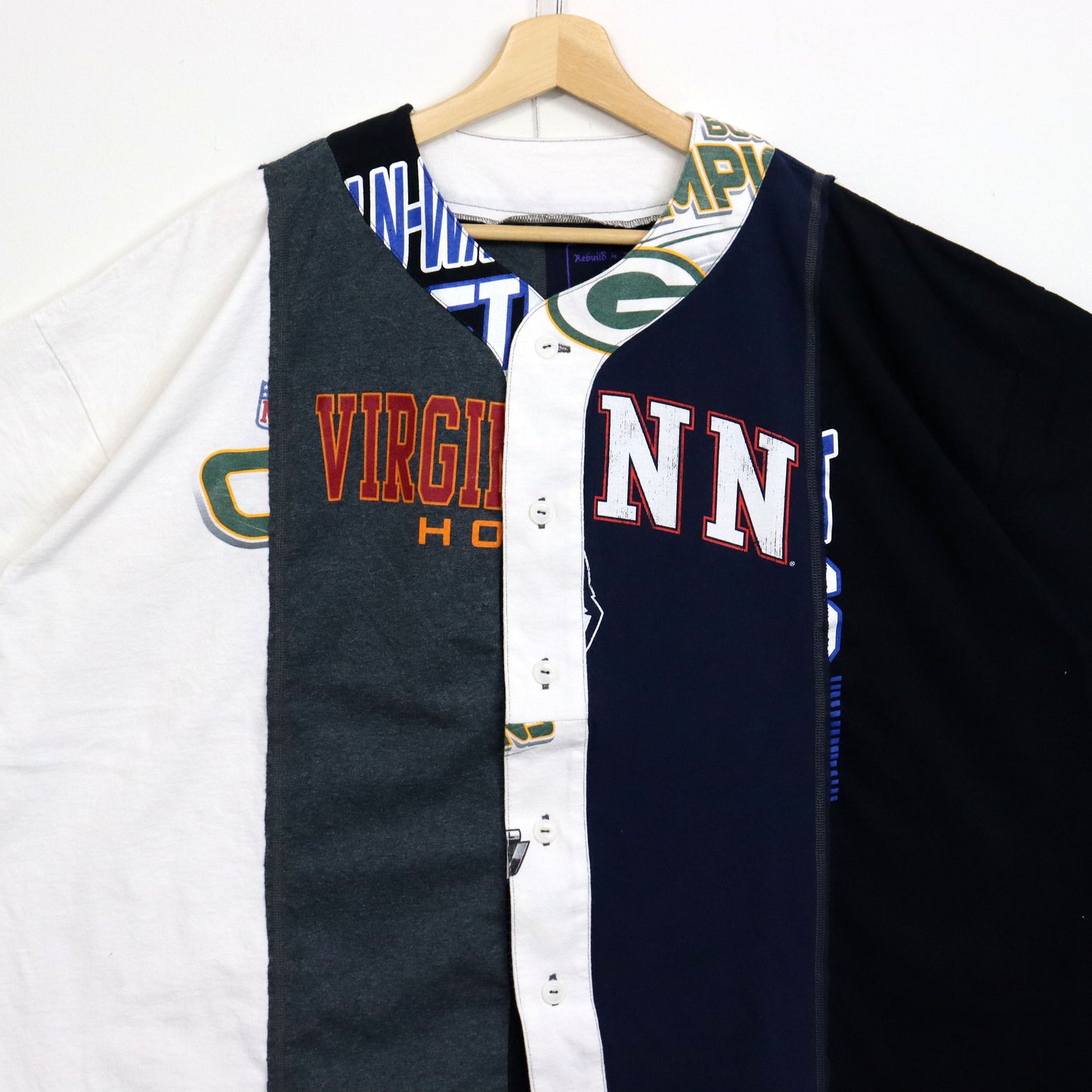 Rebuild by Needles : 4 Cut Wide Baseball Tee - College #2