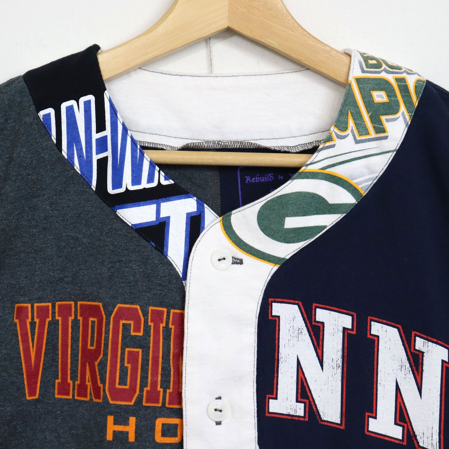 Rebuild by Needles : 4 Cut Wide Baseball Tee - College #2