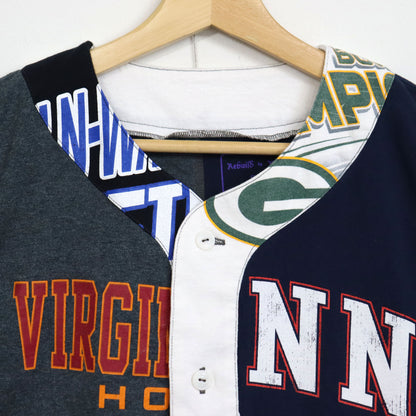 Rebuild by Needles : 4 Cut Wide Baseball Tee - College #2