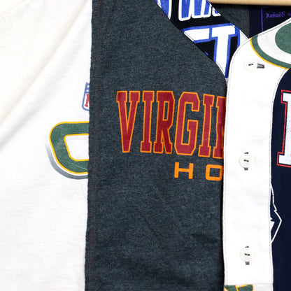 Rebuild by Needles : 4 Cut Wide Baseball Tee - College #2