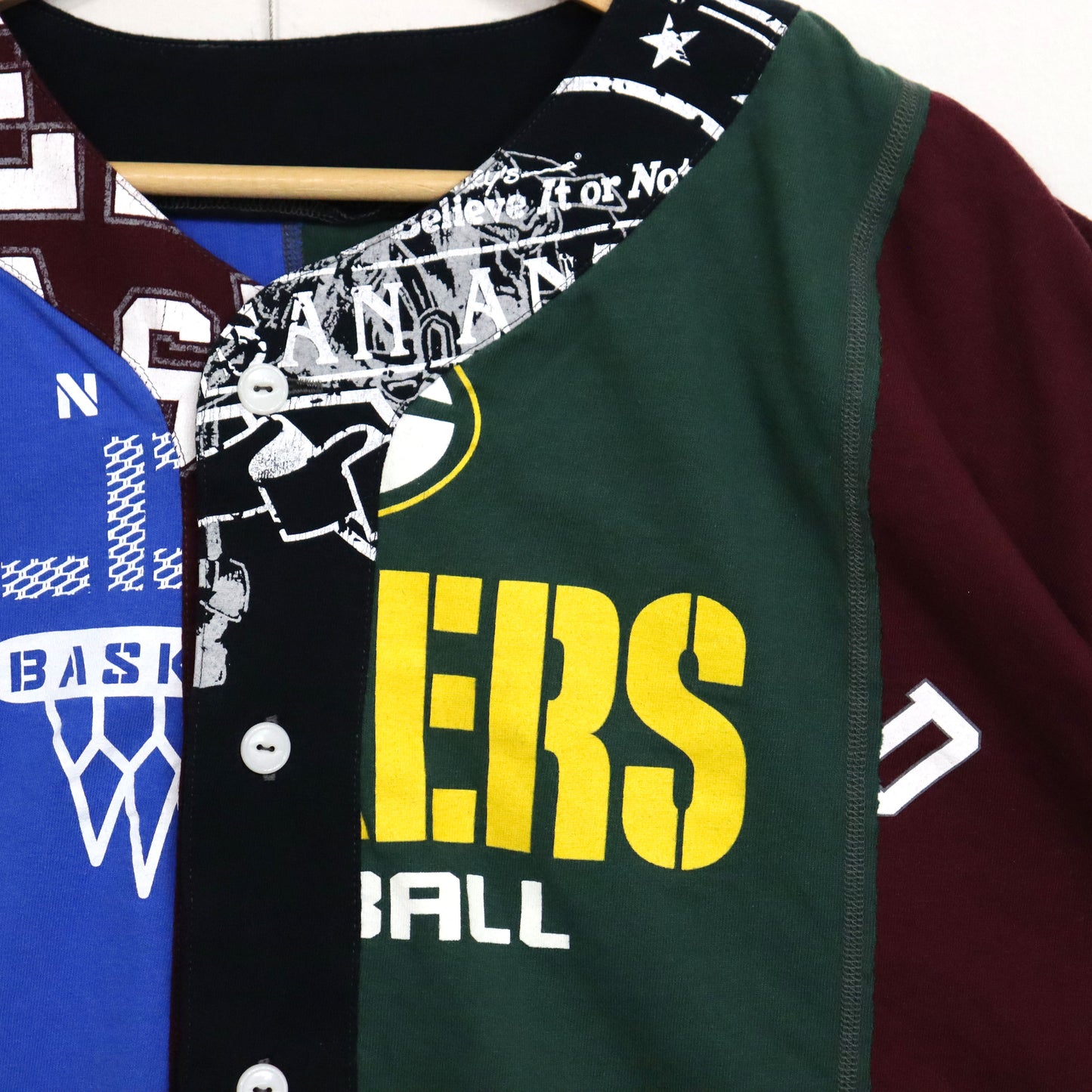 Rebuild by Needles : 4 Cut Wide Baseball Tee - College #1