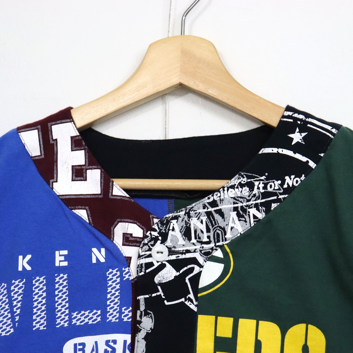 Rebuild by Needles : 4 Cut Wide Baseball Tee - College #1
