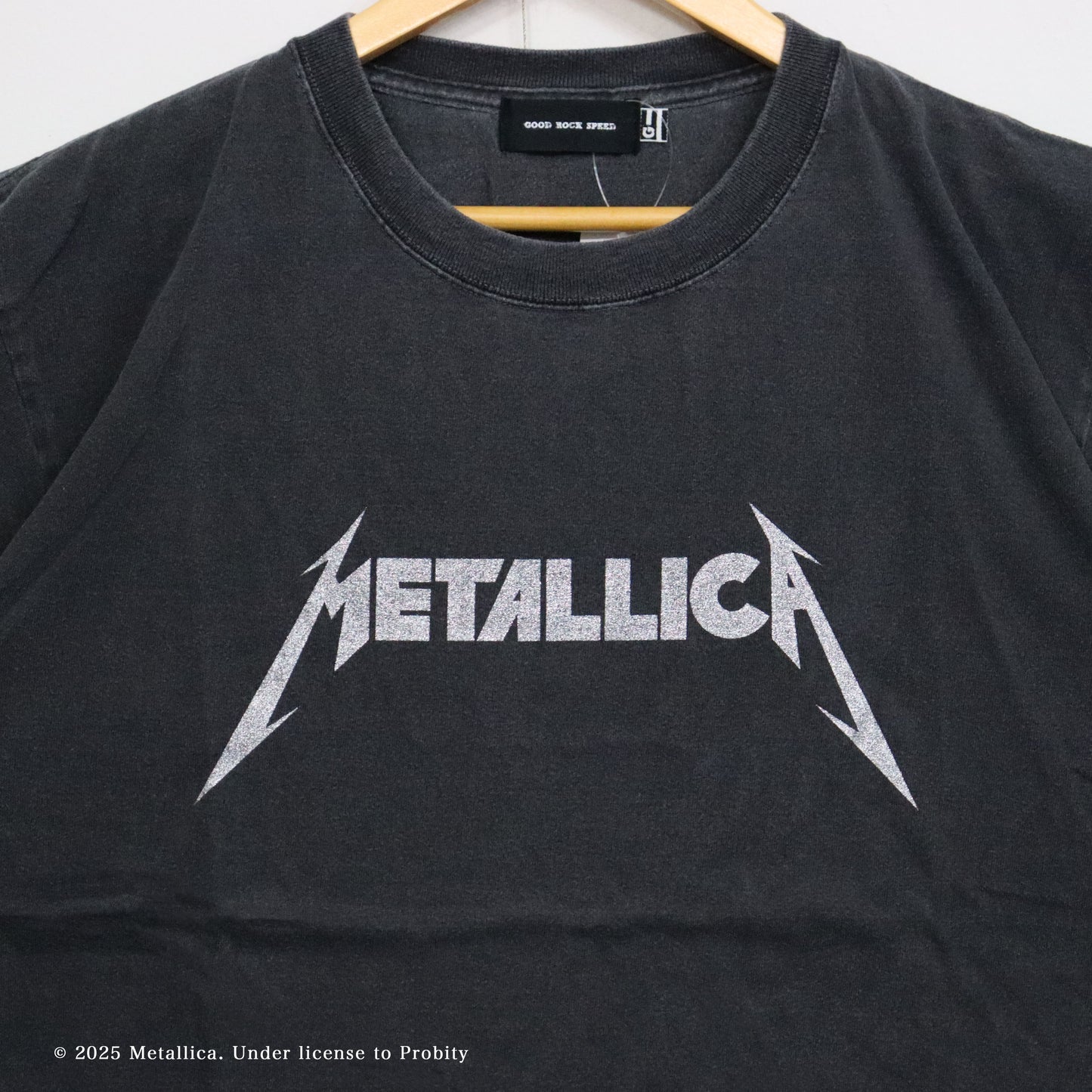 GOOD ROCK SPEED： METALLICA | GLITTER PRINT T-SHIRT