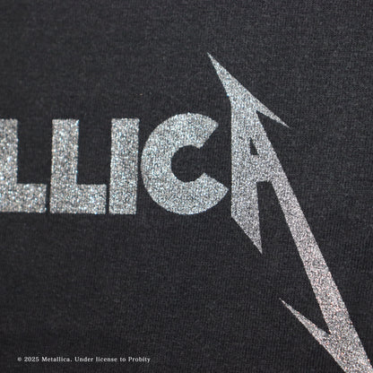 GOOD ROCK SPEED： METALLICA | GLITTER PRINT T-SHIRT
