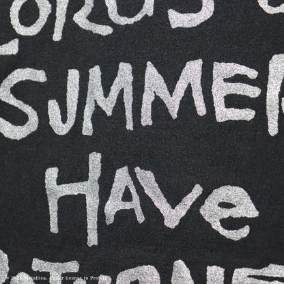 GOOD ROCK SPEED： METALLICA | GLITTER PRINT T-SHIRT