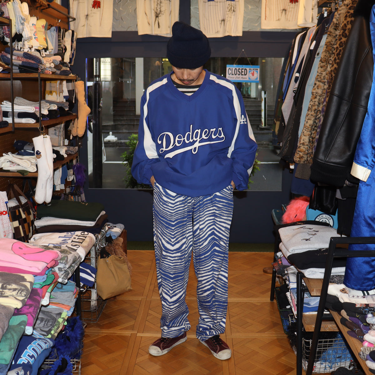 used : (Zubaz)Zebra Pajama Pants