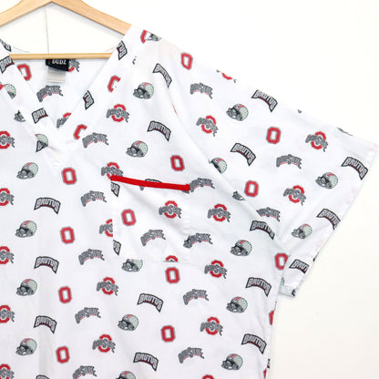 used : (Dudz) Ohio State Football V-neck Pullover Shirt
