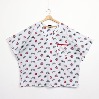 used : (Dudz) Ohio State Football V-neck Pullover Shirt