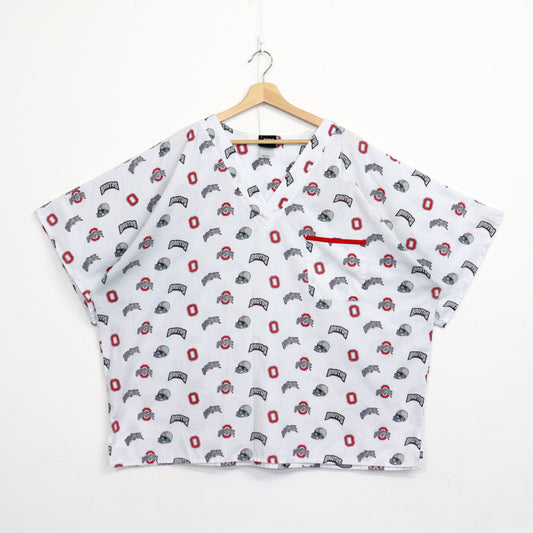 used : (Dudz) Ohio State Football V-neck Pullover Shirt