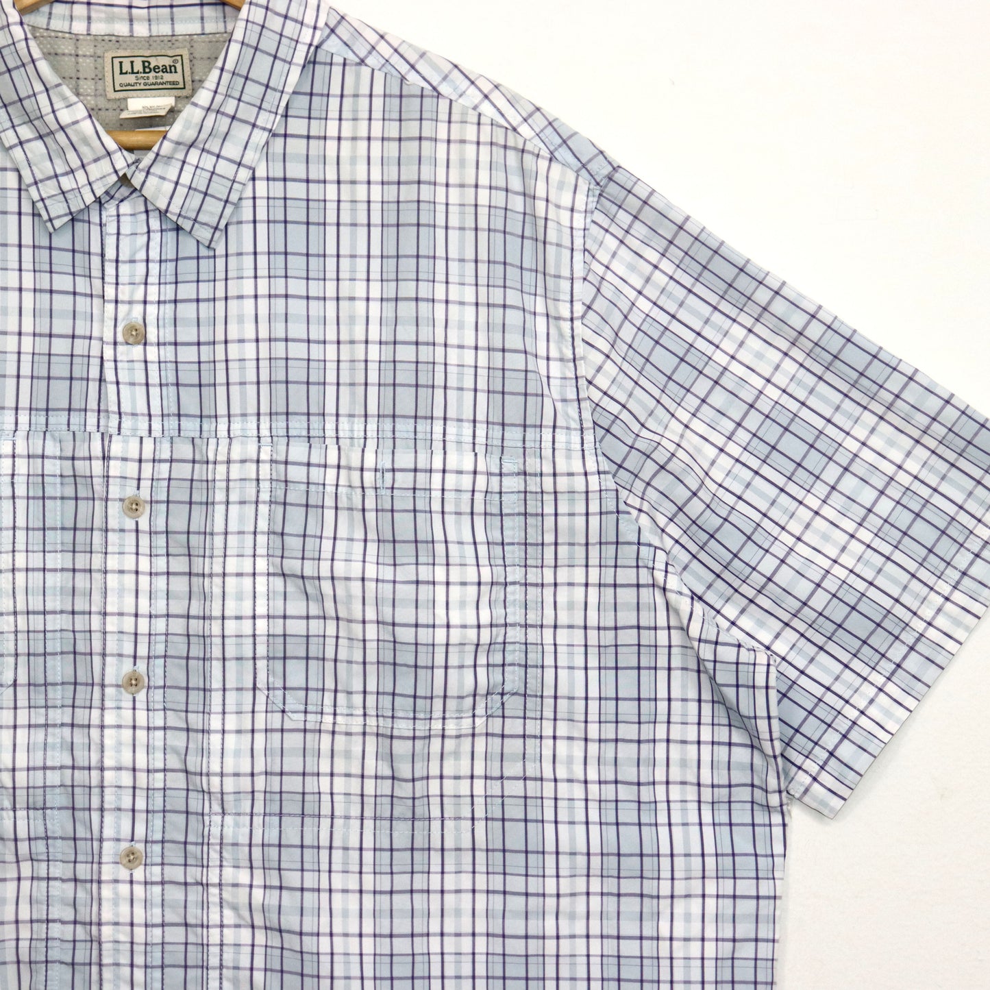 used : (L.L.Bean) Check S/S Shirt