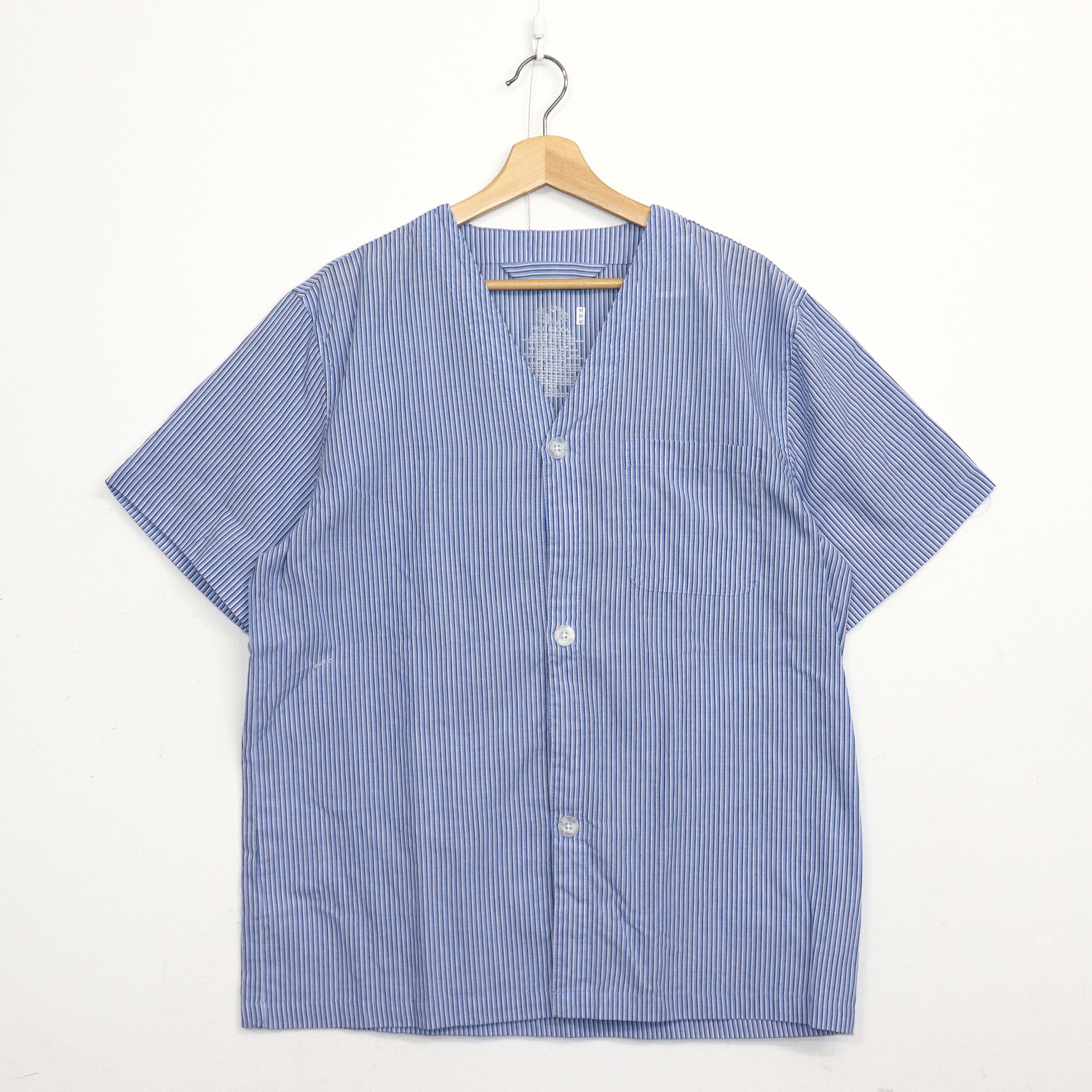 【TREJUNK】JADEX様お取置　FRUIT OF THE LOOM used : (Fruit of the Loom) Collarless Striped Shirt – TAMANIWA