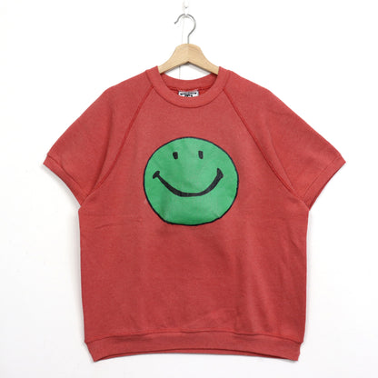 COPYCAT : SMILE S/S SWEATSHIRT - Red×Green