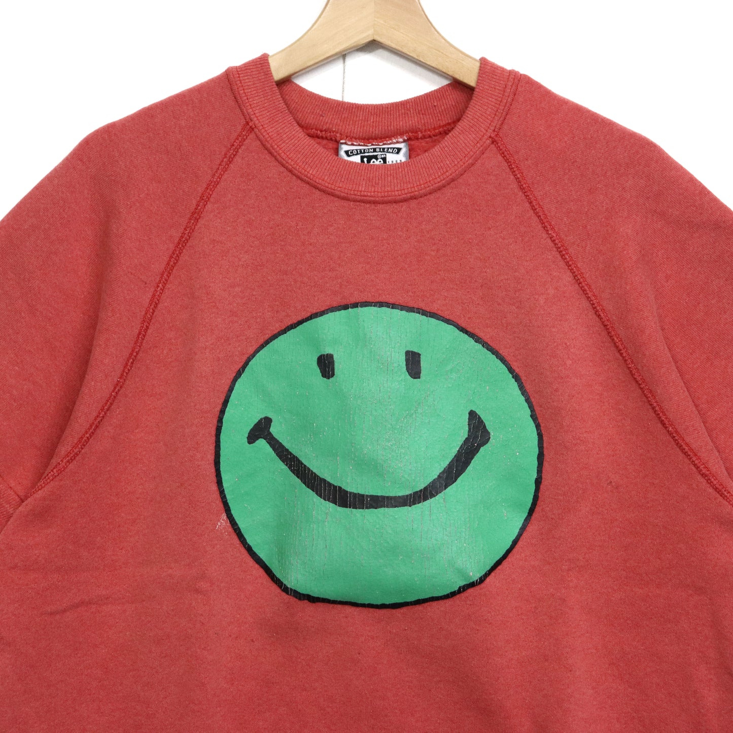 COPYCAT : SMILE S/S SWEATSHIRT - Red×Green