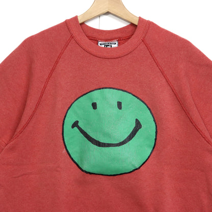 COPYCAT : SMILE S/S SWEATSHIRT - Red×Green