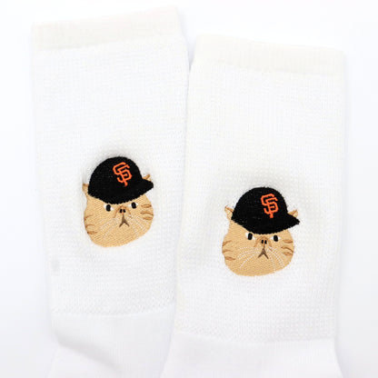 MLB×ROSTER SOX：MLB-305 MLB CAT SOCKS