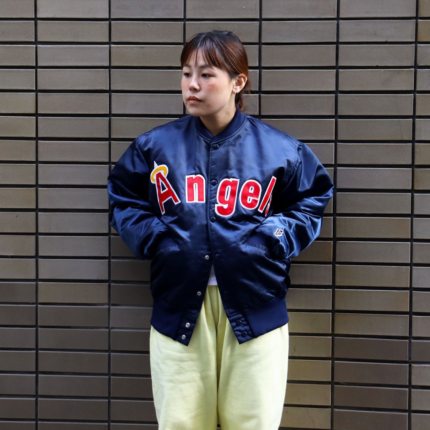 used : (Top of the Line) LA Angels Numbering Stadium Jacket - #21 JOYNER