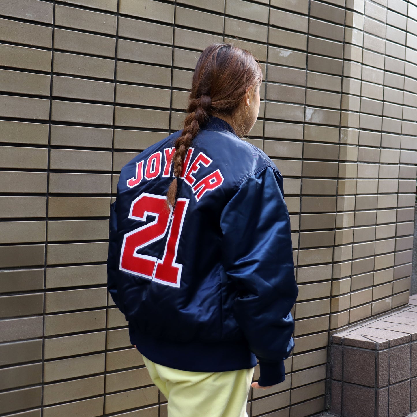 used : (Top of the Line) LA Angels Numbering Stadium Jacket - #21 JOYNER