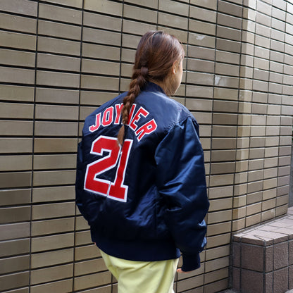 used : (Top of the Line) LA Angels Numbering Stadium Jacket - #21 JOYNER