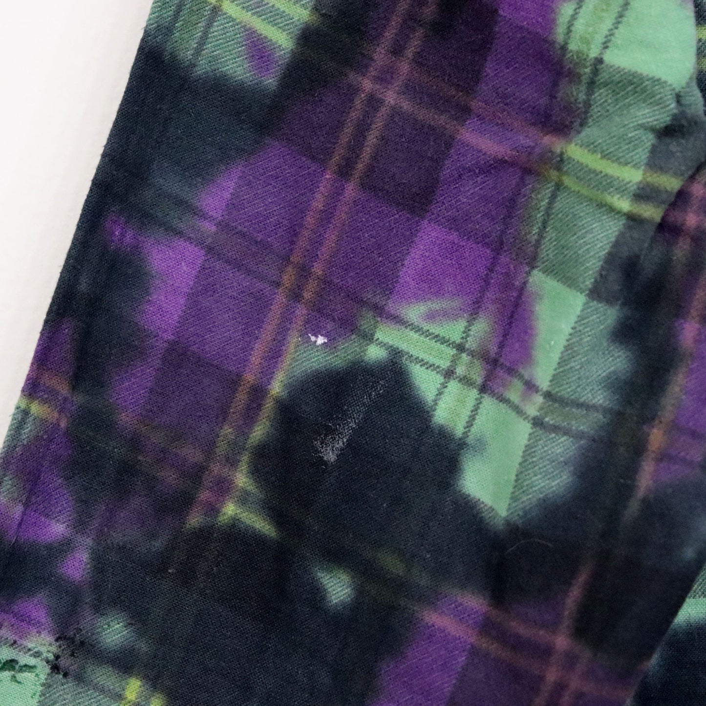 Rebuild by Needles : Flannel Shiirt - Ribbon SH / Over Dye [Purple] #16