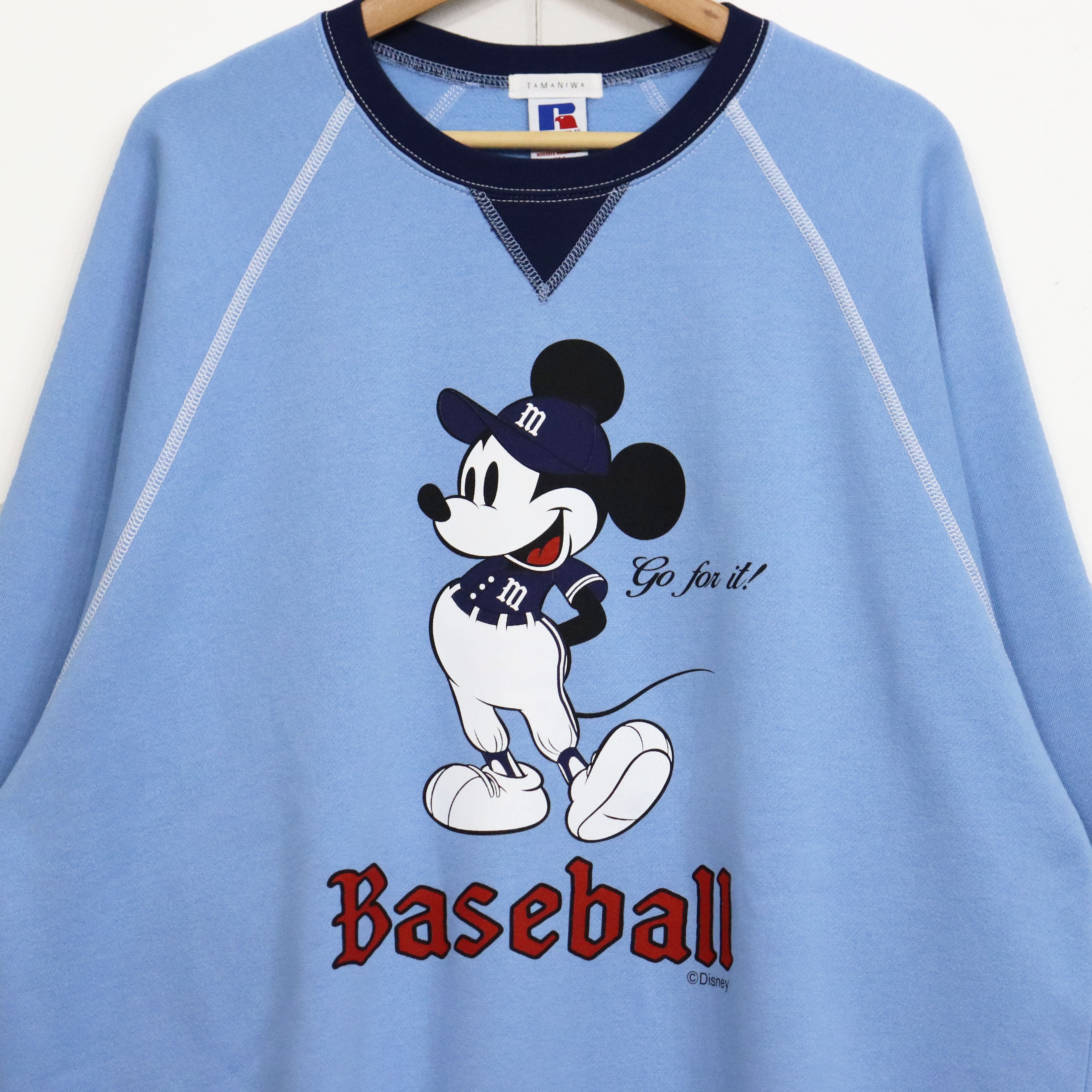 TAMANIWA×RUSSELL : TR-7 B MICKEY SWEAT 【SAX】 TAMANIWA×RUSSELL : TR-7 B MICKEY SWEAT 【SAX】