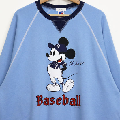 TAMANIWA×RUSSELL×Disney: B MICKEY SWEAT [Sax]