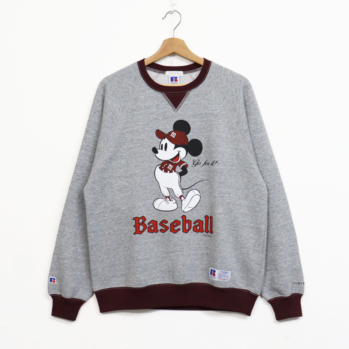 TAMANIWA×RUSSELL×Disney: B MICKEY SWEAT [Sax]