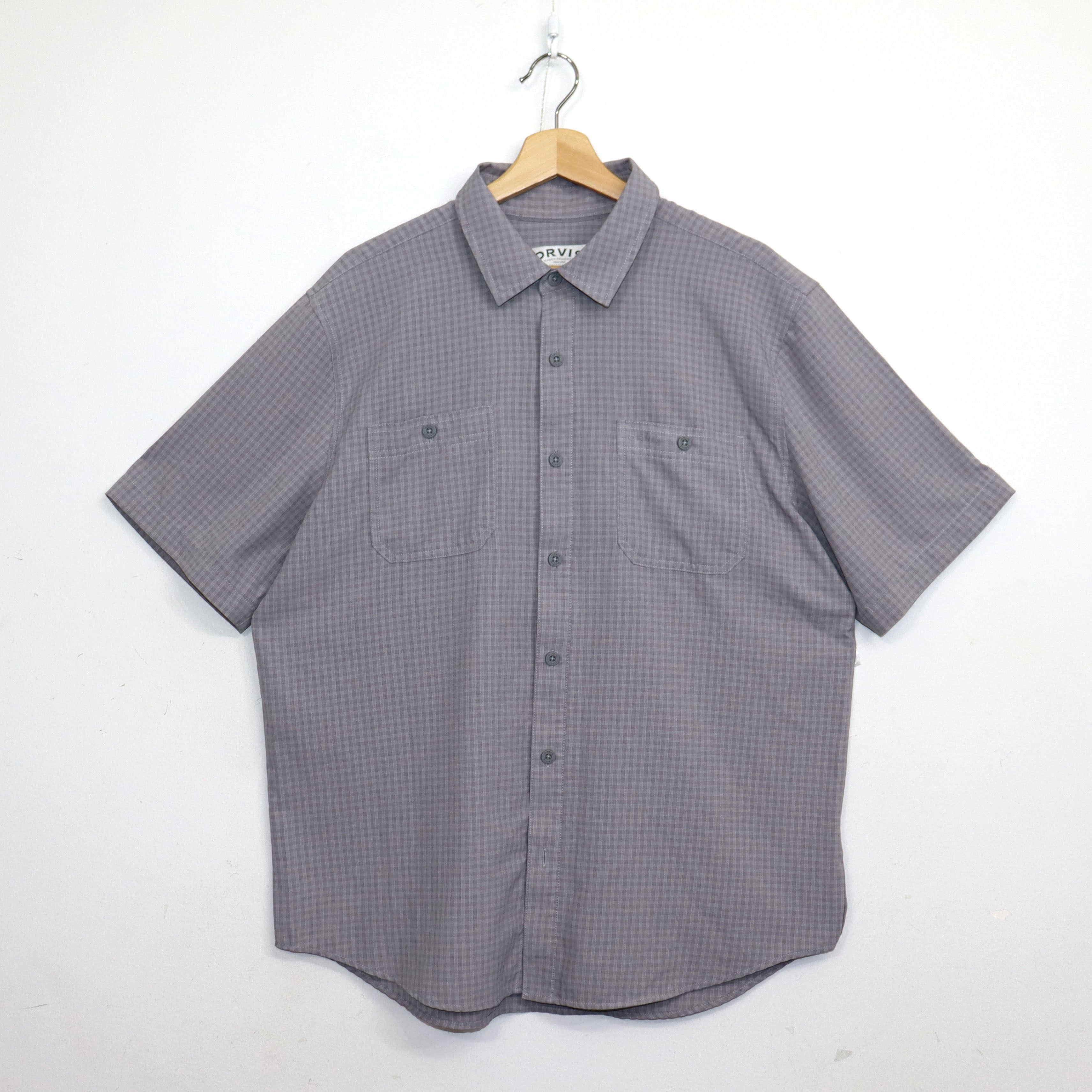 used : (Orvis) Micro Check S/S Shirt – TAMANIWA