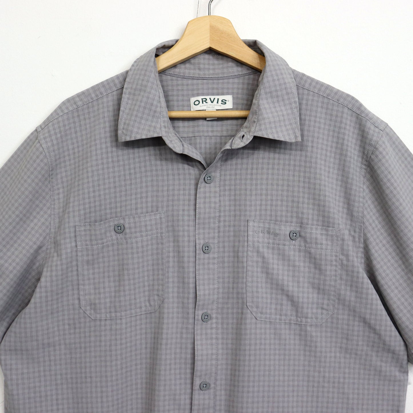 used : (Orvis) Micro Check S/S Shirt