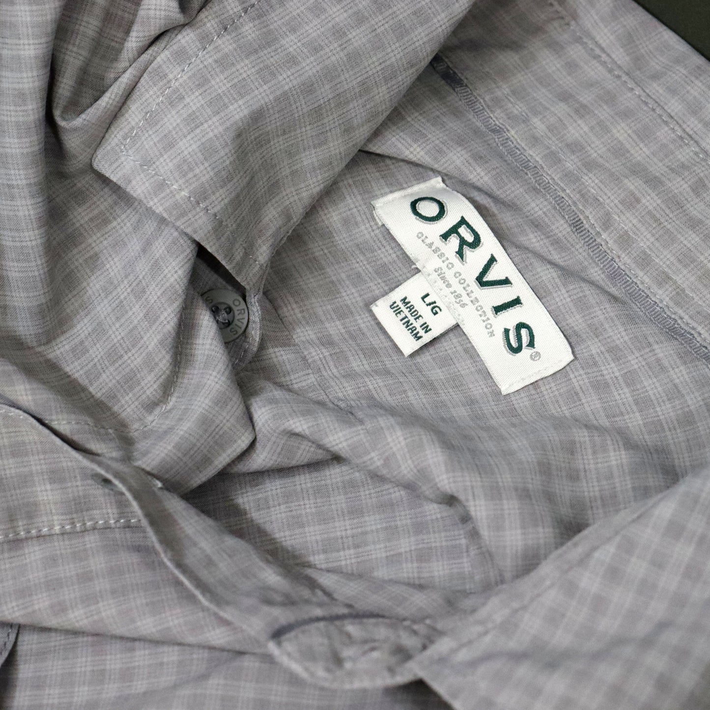 used : (Orvis) Micro Check S/S Shirt
