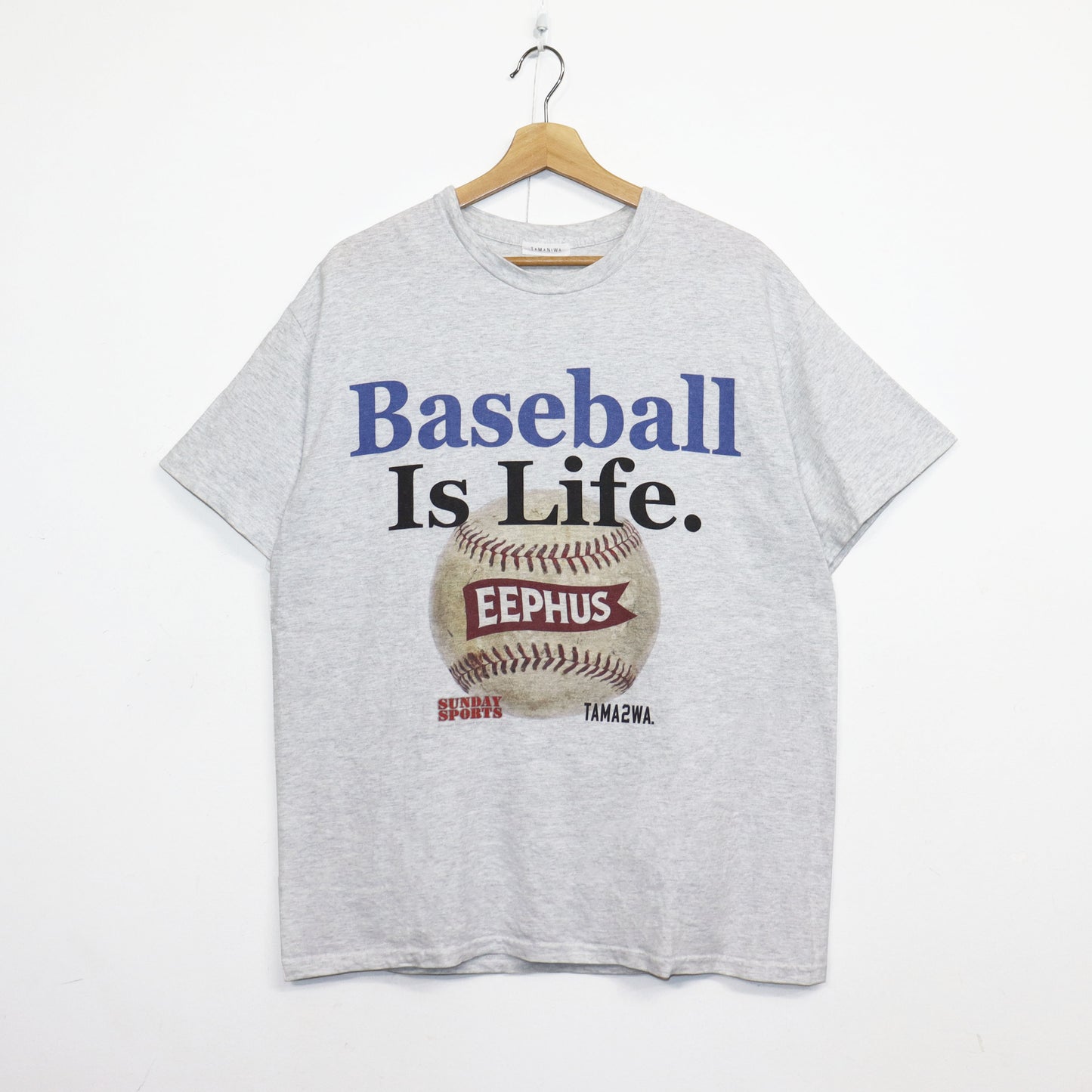 TAMANIWA：「さよならはスローボールで」Baseball is Life S/S Tee