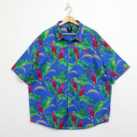 used : NFL LA Chargers Hawaiian Shirt