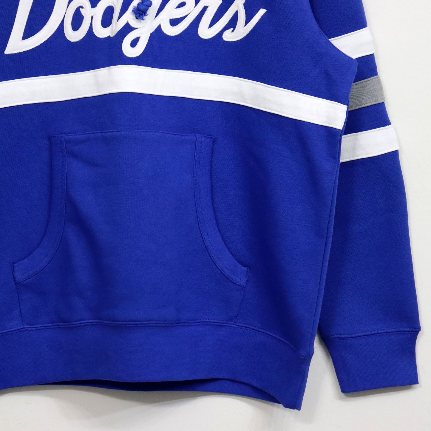 Mitchell&Ness : LA Dodgers Line Pullover Hoodie