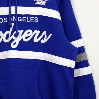 Mitchell&Ness : LA Dodgers Line Pullover Hoodie