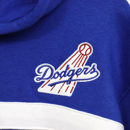 Mitchell&Ness : LA Dodgers Line Pullover Hoodie