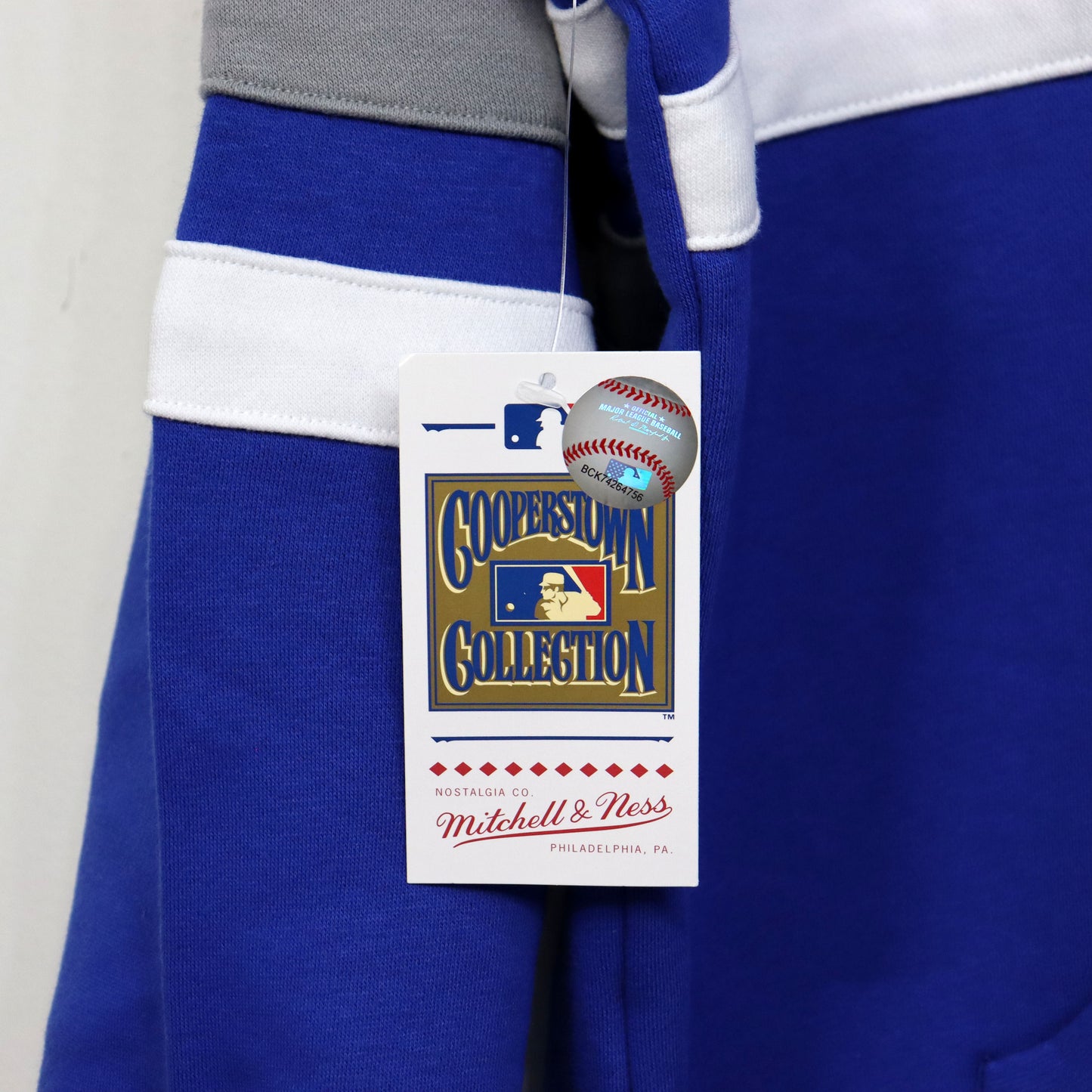 Mitchell&Ness : LA Dodgers Line Pullover Hoodie