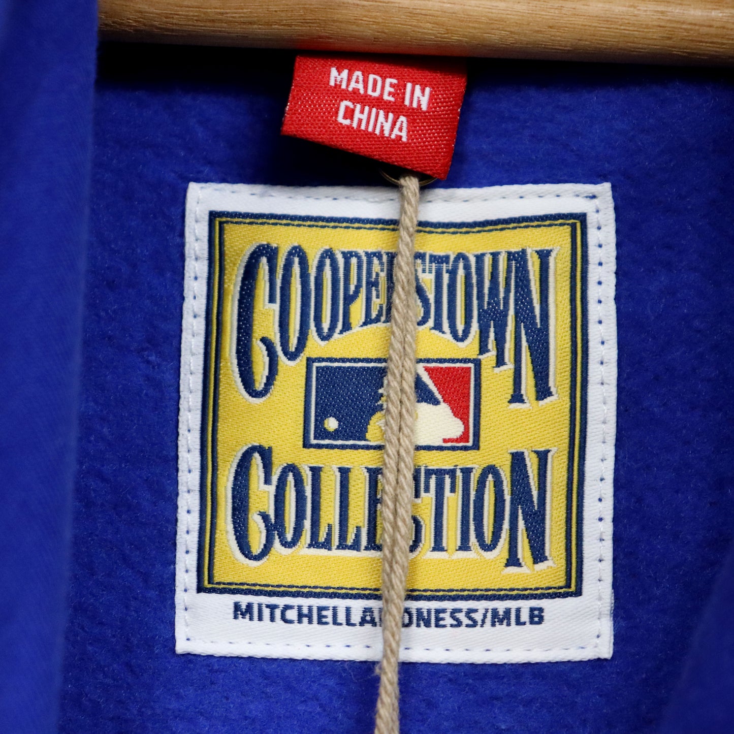 Mitchell&Ness : LA Dodgers Line Pullover Hoodie