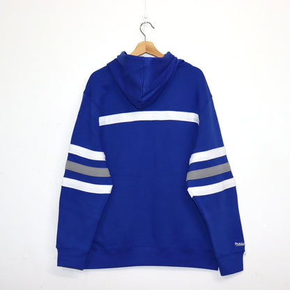 Mitchell&Ness : LA Dodgers Line Pullover Hoodie