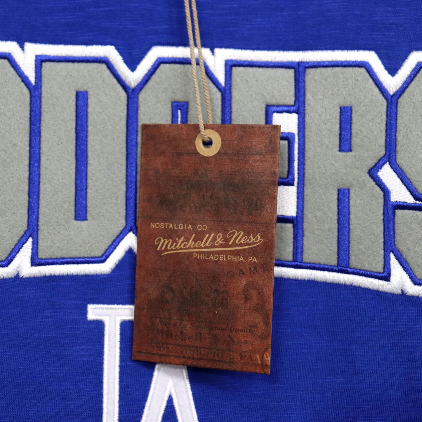 Mitchell&Ness : LA Dodgers Logo S/S Tee