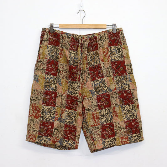 South2 West8 : String Slack Short - Batik Printed Patchwork
