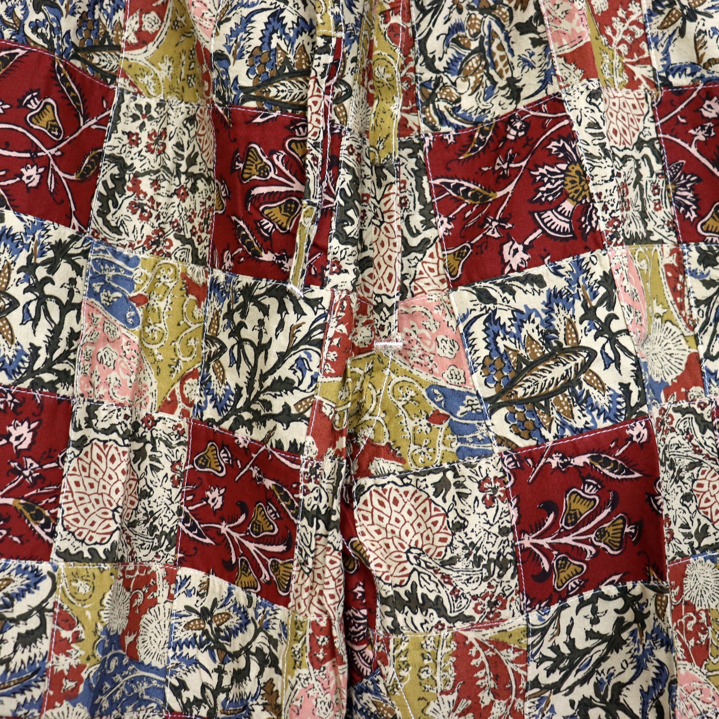 South2 West8 : String Slack Short - Batik Printed Patchwork