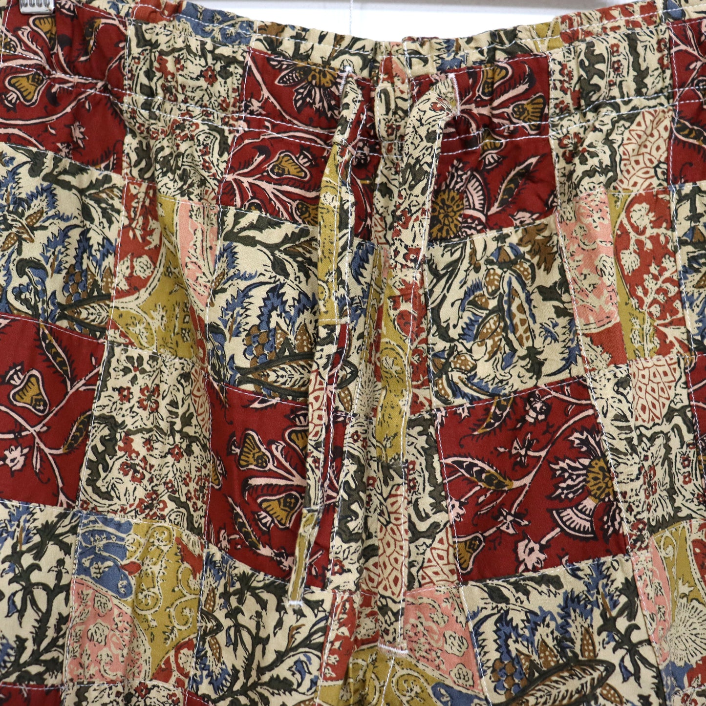 South2 West8 : String Slack Short - Batik Printed Patchwork