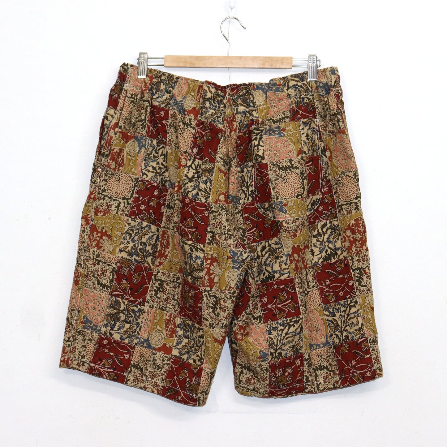 South2 West8 : String Slack Short - Batik Printed Patchwork