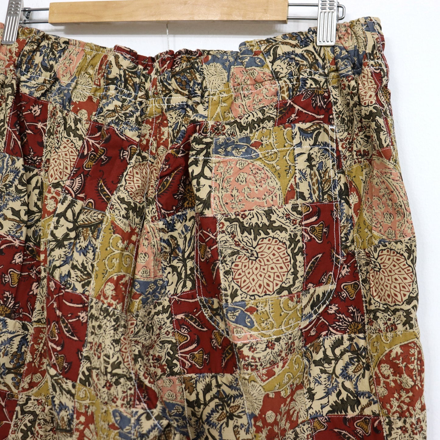 South2 West8 : String Slack Short - Batik Printed Patchwork