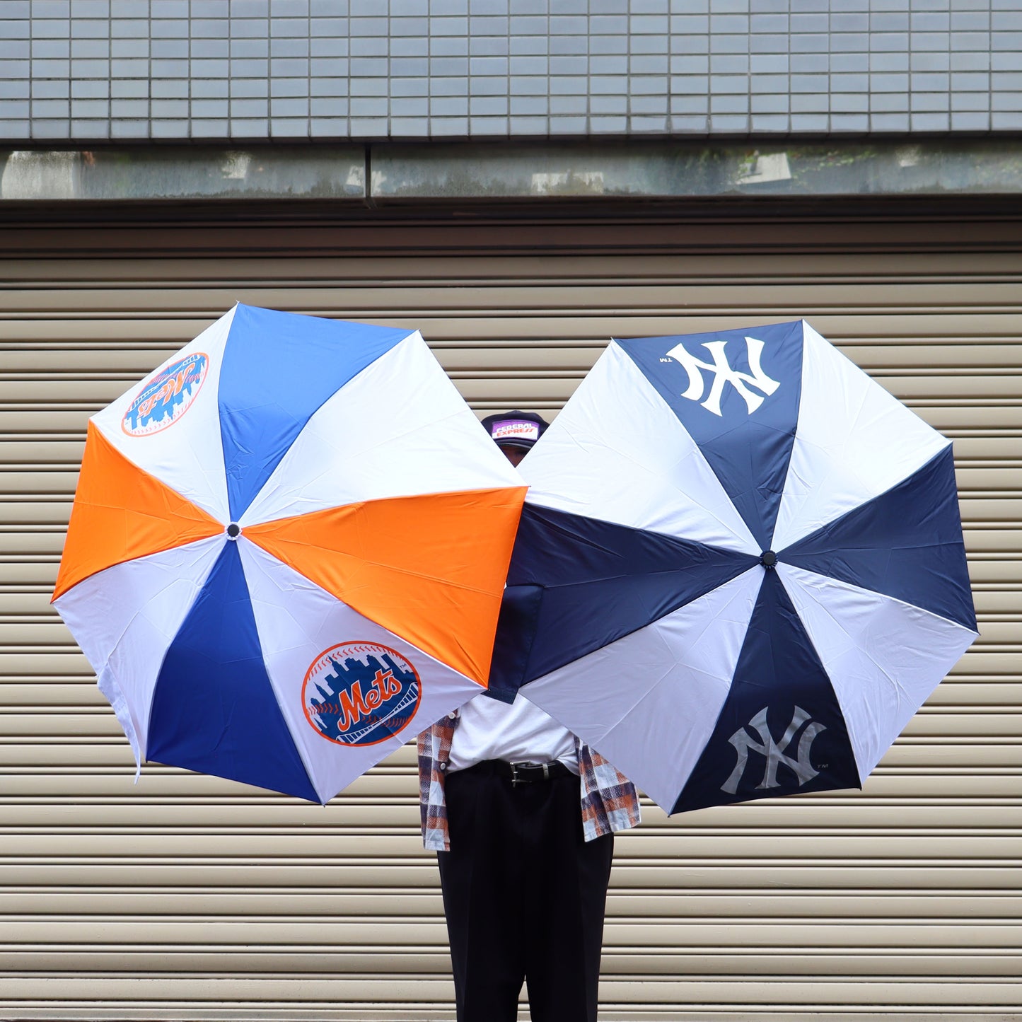 WinCaft : MLB Team Umbrella - NY Mets