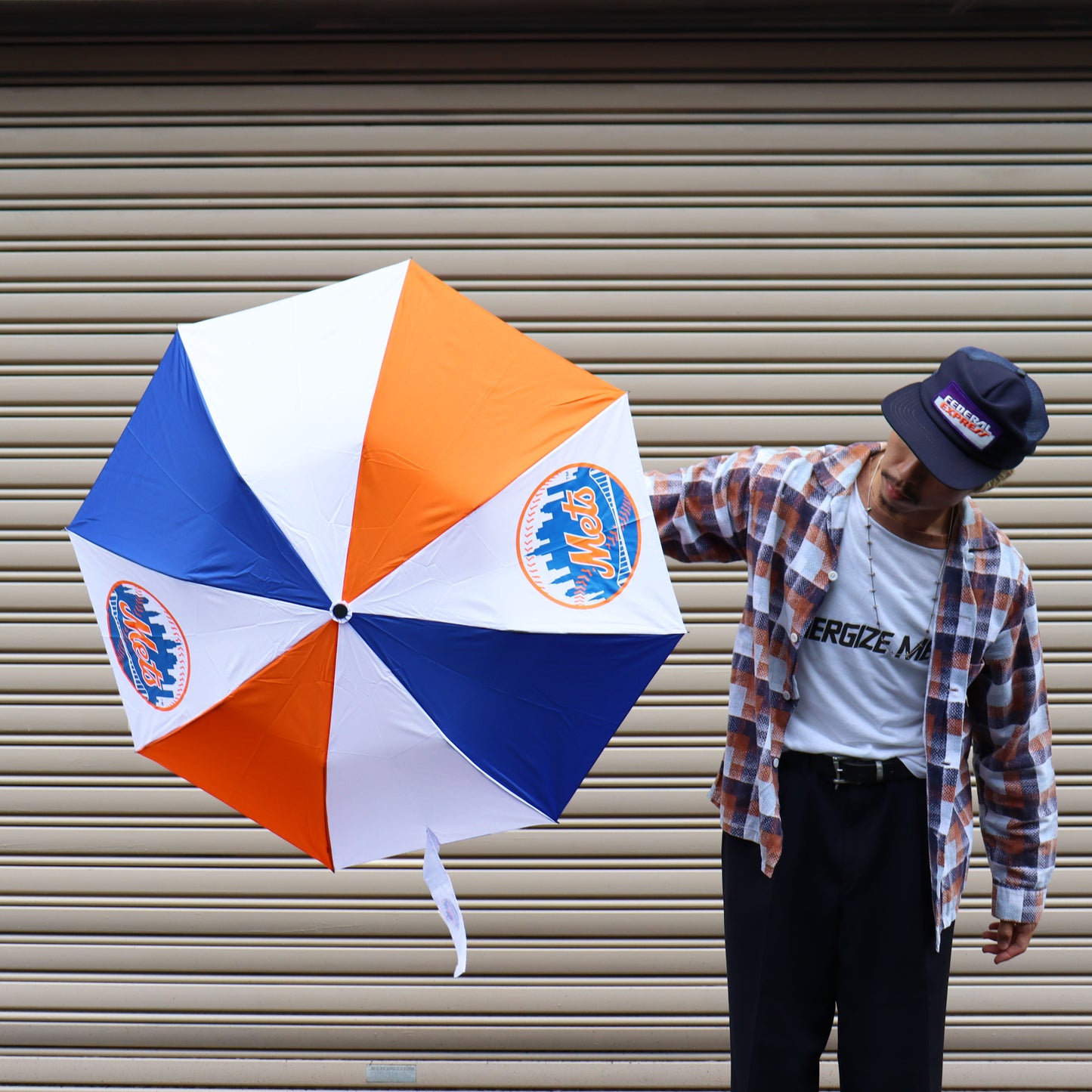 WinCaft : MLB Team Umbrella - NY Mets