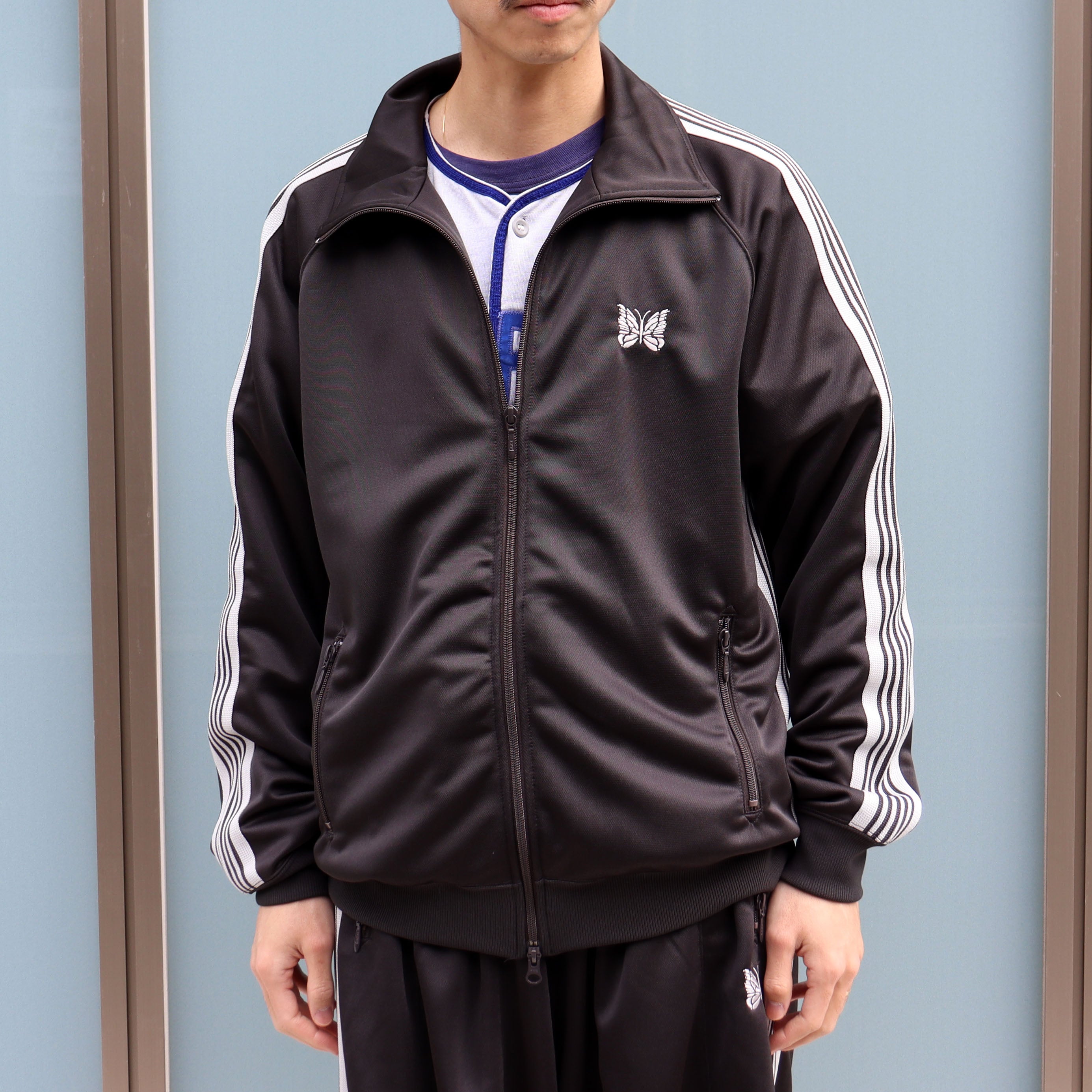 Needles Track Jacket - Poly Smooth – TAMANIWA