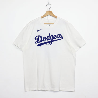 NIKE：MLB Dodgers Numbering Tee - OHTANI #17 【WHITE】