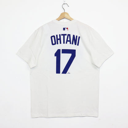 NIKE：MLB Dodgers Numbering Tee - OHTANI #17 【WHITE】